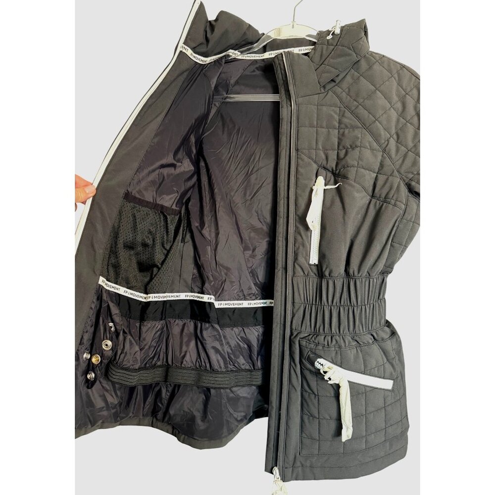 Free People All Prepped Ski Jacket Size Small Black Movement NWT $438 Quilted - Picture 12 of 16